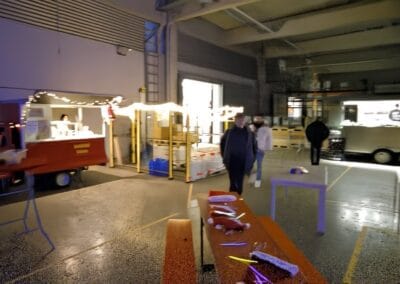 hotdog weihnachtsfeier catering nicotra gebhard in waldenburg