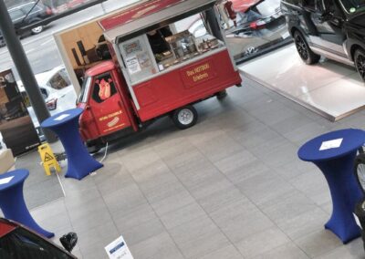 autohaus prinzert hotdog catering darmstadt verkaufsraum