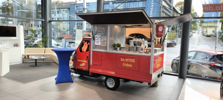 Hotdog Catering Hyundai Prinzert Darmstadt | Inster Präsentation