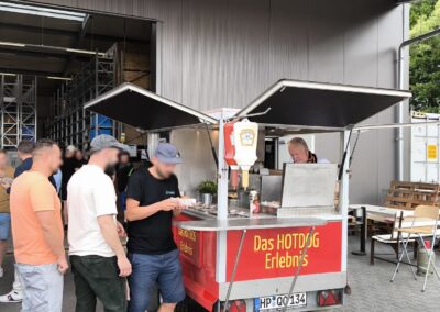 Hotdog Catering Pfalz bei Firmenfeier in Eisenberg