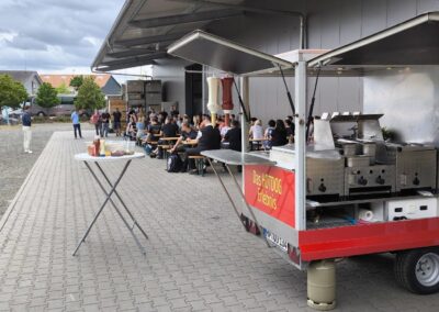 Hotdog Catering Pfalz bei Firmenfeier in Eisenberg