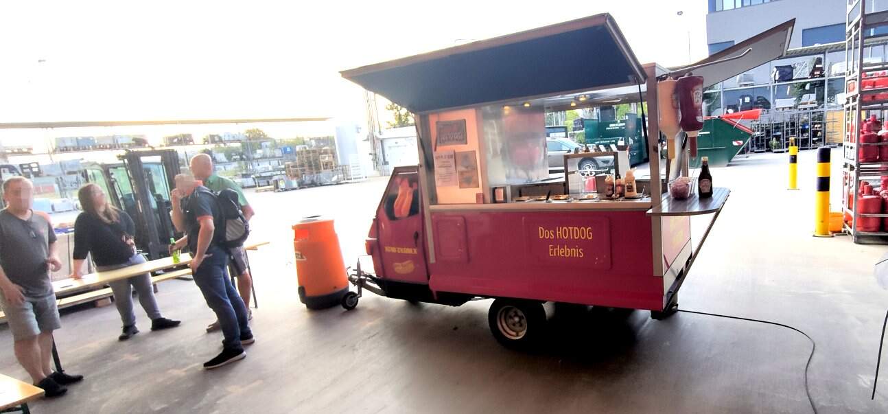 Hotdog Catering Heidelberg beim OBI Mitarbeiter-Sommerfest