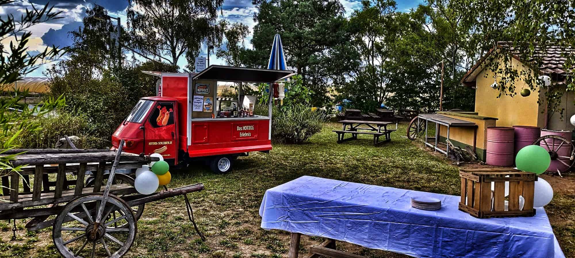 Geburtstag Catering mit Hotdogs und Pulled Pork
